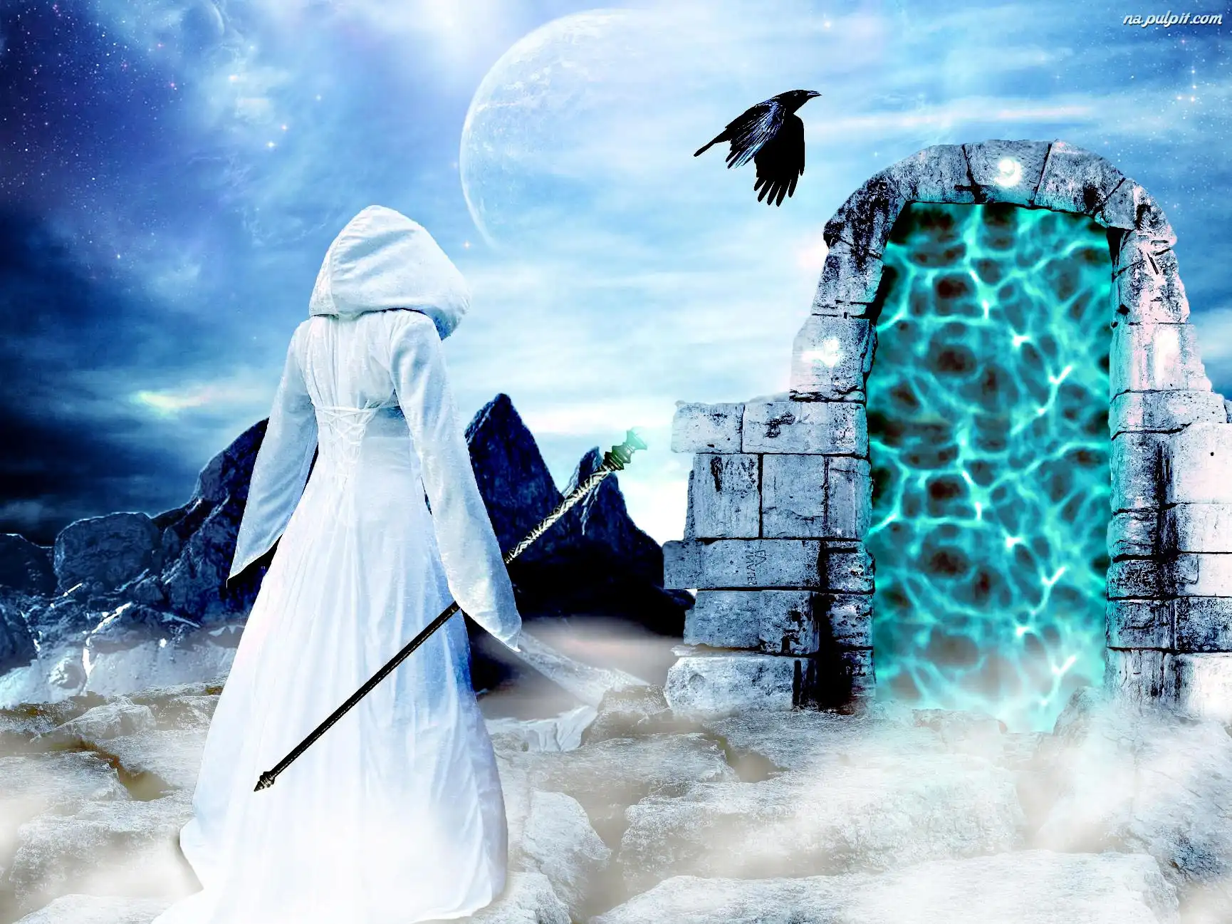 Magia, Kobieta, Ptak Na Pulpit